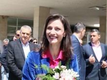 Комисар Мария Габриел в дискусия с ученици в Пловдив
