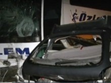 Задържаха шофьора на автобуса, убил двама души край Бургас