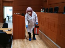 Сградата на Общински съвет Пловдив бе щателно дезинфекцирана