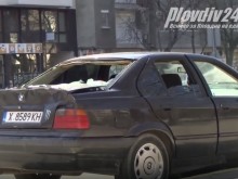 Хасковско БМВ пострада лошо в Пловдив!