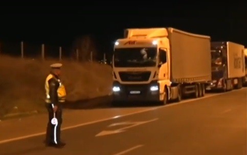Опашката от камиони на граничния пункт Капитан Андреево вече надмина