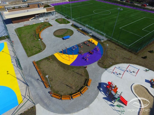 Фейсбук
Новият спортен комплекс с парк на ул Студентска е завършен