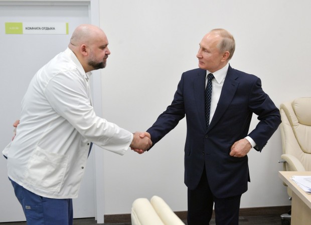 БТА
Руски лекар който миналата седмица разговаря с президента Владимир Путин