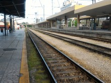 Централна жп гара в Пловдив нетипично тиха и без движение
