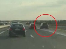 Шофьор отнесе абсурдна глоба - аварирал в аварийната на АМ "Тракия" край Пловдив