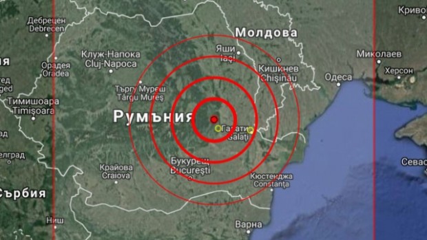 Земетресение с магнитуд 5 по скалата на Рихтер разлюля Румъния
