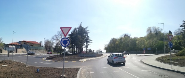 Както Varna24 bg съобщи завърши ремонтът на кръстовището на първокласния път