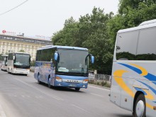 Голям протест на автобусни превозвачи се проведе в Пловдив
