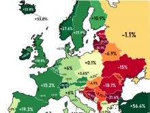 За 30 години България се е стопила с 20%
