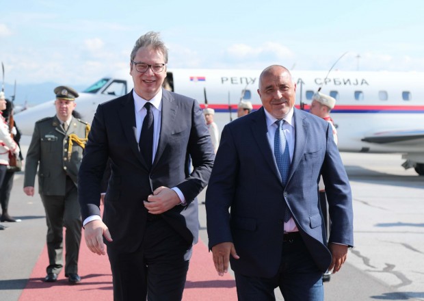 Министър-председателят Бойко Борисов посрещна президента на Сърбия Александър Вучич, който