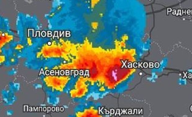 Градушка удари асеновградски села