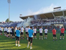 На Лаута надъхаха здраво футболистите за мача на сезона