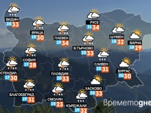 Днес се пригответе за летни бури с гръмотевици и градушки