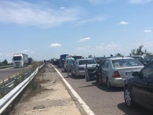 Първи подробности за днешната катастрофа с ТИР на АМ "Тракия"