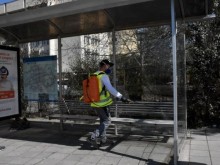 Продължава всекидневната дезинфекция на спирките в Пловдив