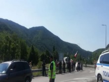Полицията освободи пътя за Гърция след кратка блокада