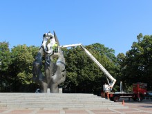 Паметникът на Съединението в Пловдив светва до блясък чрез модерни технологии