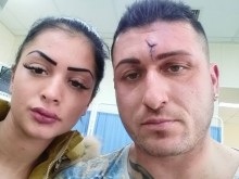 Мутри пребиха жестоко плеймейтка и гаджето й на кръстовище
