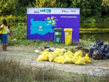 70 чувала с отпадъци изкараха от Марица в района на Адата