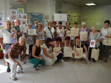 Пенсионери в Пловдив рисуваха нейрографики
