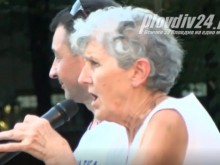 Пловдивчани с емоционални изказвания на протеста