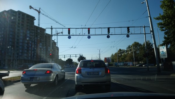 Едно от възловите кръстовища в града - 