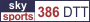 SKY 386 DTT logo