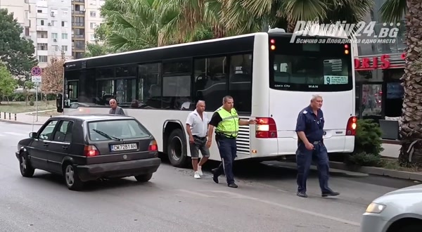 Инцидент с градски автобус в Пловдив