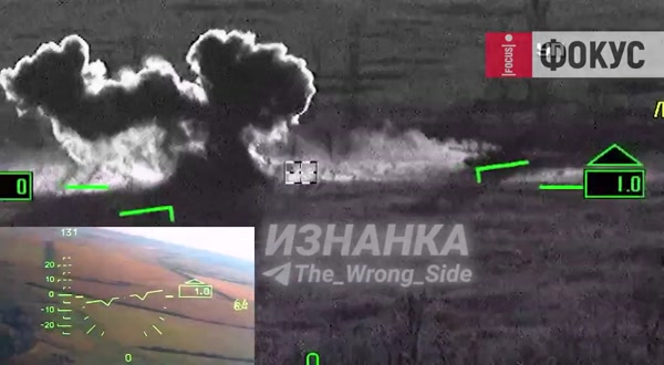 Ка-52 унищожи едновременно два танка на ВСУ