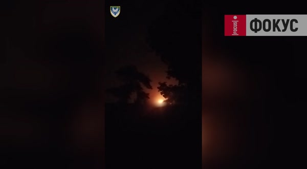 Украинските ВВС показаха видео със свалянето на руски цели над Одеса