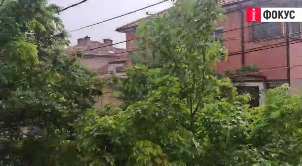 Силна буря в Стралджа: Съборени дървета, скъсани проводници и падащи предмети