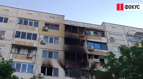 Пожар избухна в жилищен блок в Стара Загора