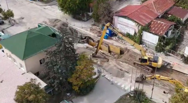 Дрон засне най-дълго ремонтираната улица в Пловдив