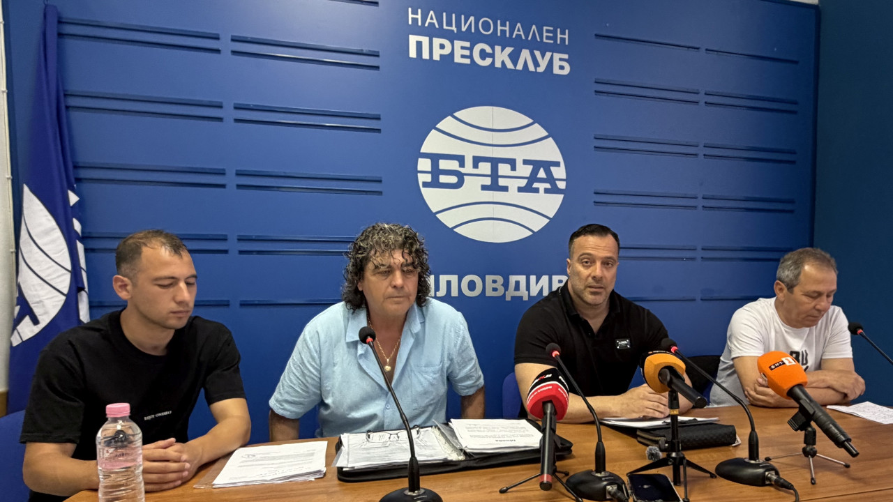 Пресконференция на Иван Пашов по темата за Спартак (Пловдив)