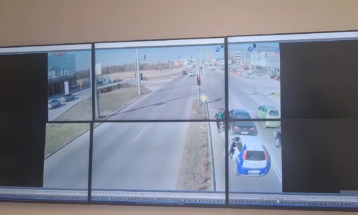 Камера засне юмруци между шофьори в Пловдив