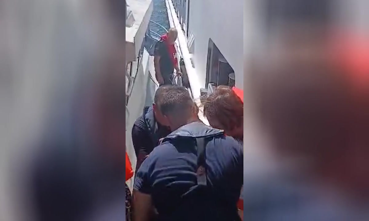 Круизният кораб е заседнал на 25 км от Видин: Гранична полиция евакуира пътниците