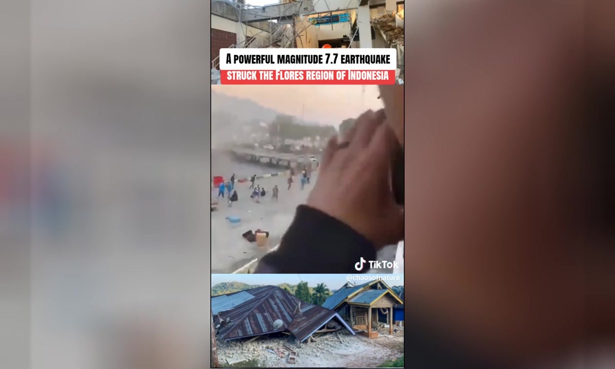 Най-малко 20 загинали след труса от 7,7 по Рихтер, който разтърси Индонезия