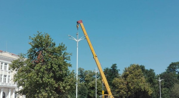 Мощно LED осветление ще има централният площад на Пловдив